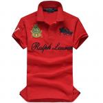 high collar t-shirt polo ralph lauren cool 2013 hommes cotton race iv 2 red